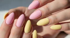 Matte Pink and Yellow