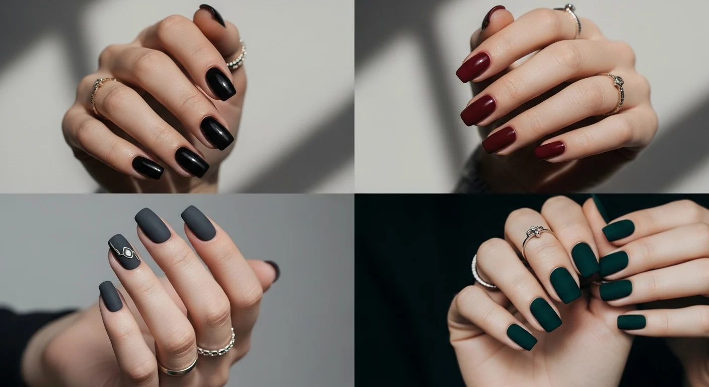 27 Dark Nail Ideas That Feel Bold, Moody, and Sophisticated
