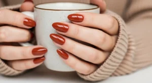 Cinnamon Spice Nails