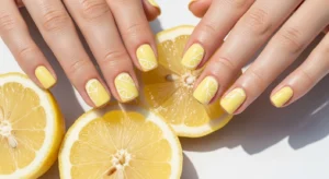 Lemon Slice Nails