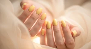 Dreamy Yellow Nails