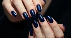 Midnight Blue Nails