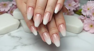 Neutral Ombre Nails