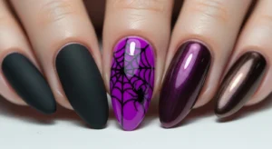 Spiderweb Accent Nail: