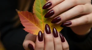 Burgundy Nails
