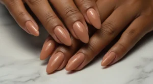 Warm Nude Nails