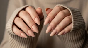 Matte Neutral Nails