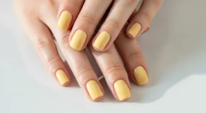 Butter Yellow Nails