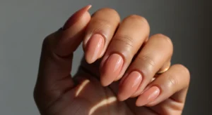 Almond Nude Nails