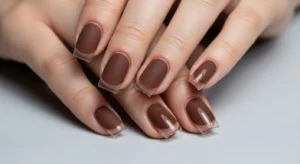 Matte Brown with Glossy Tips
