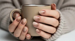 Soft Latte Nails