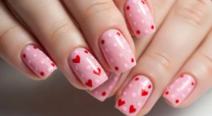 Tiny Polka Dots for Everyday Nails