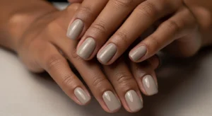 Warm Gray Nails