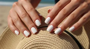 Short White Nails