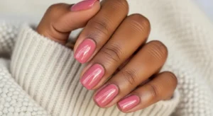 Dusty Pink Nails