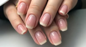 Barely-There Pink Nails