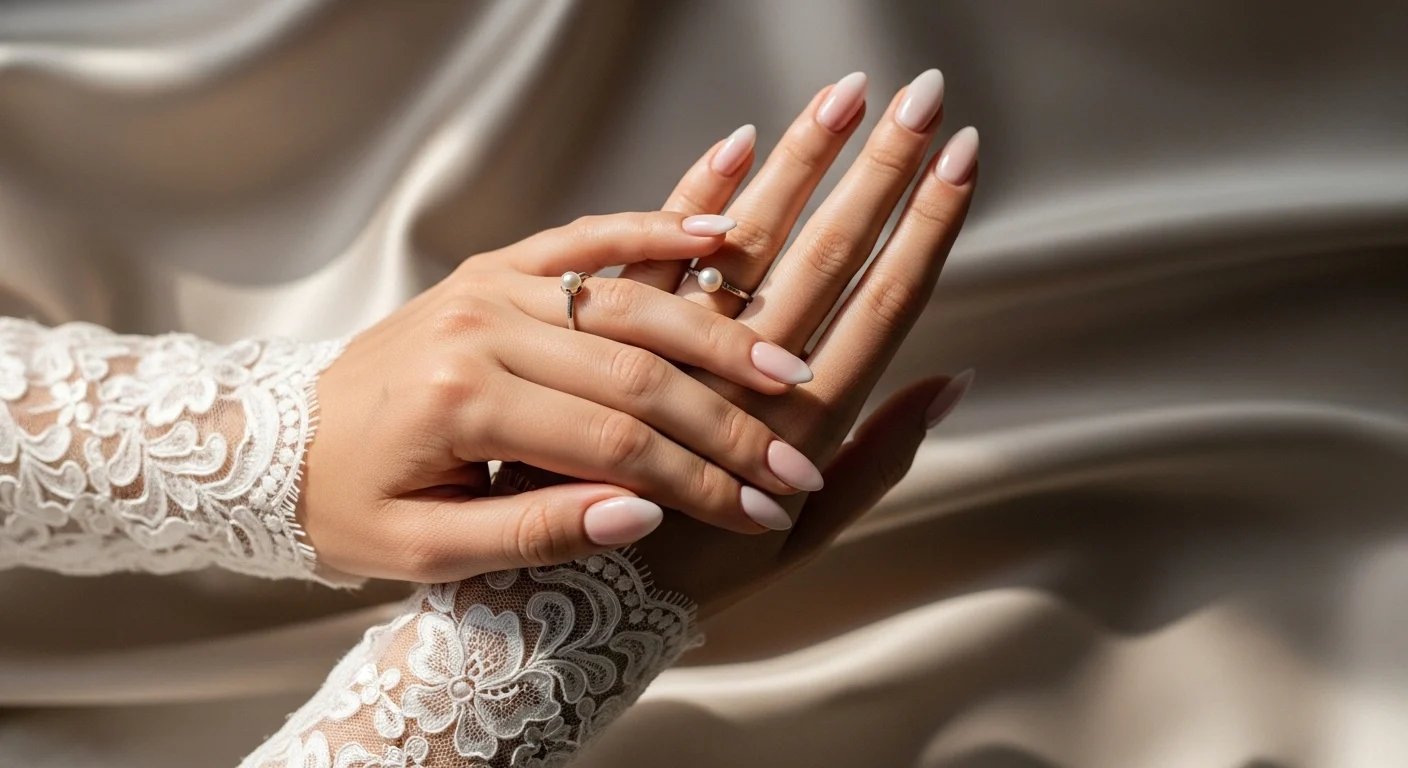 28 Wedding Nail Ideas That Feel Elegant, Romantic, and Timeless