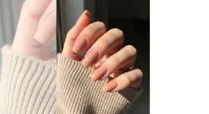 Classic Nude Glossy Nails