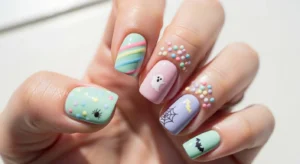 Candy-Themed Nails: