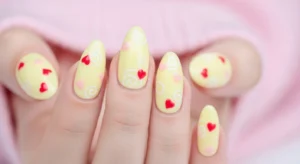 Soft Girl Yellow Nails