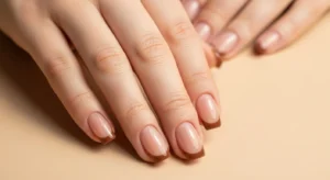Brown French Tips