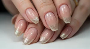 Glitter French Tips