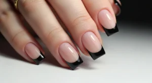 Black French Tips