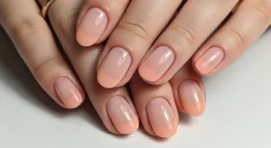 Subtle Peach Ombre