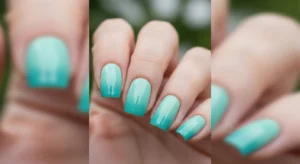 Mint to Teal Ombre