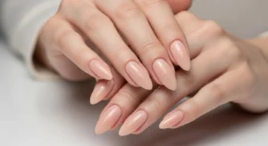Almond Neutral Nails