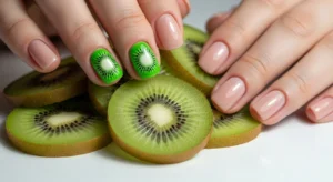 Kiwi Accent Nail