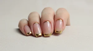 Gold Line French Tips