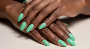 Mint Green Nails