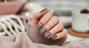 Warm Gray Nails