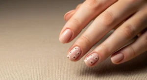 Minimal Daisy Fall Nails