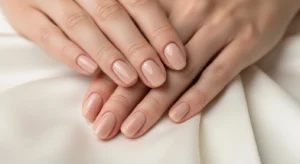 Rounded Nude Nails