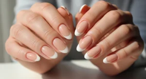 Beige Base + White Tips