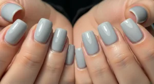 grey nails