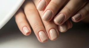beige nails