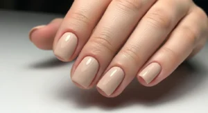beige nails