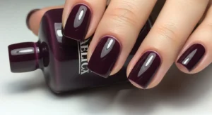 plum nails