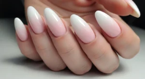 Ombre nails homecoming soft gradient nail design