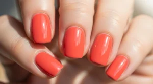 coral nails
