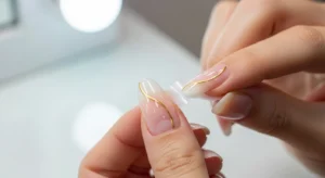 stick on nails with easy removable adhesive for quick nail styling