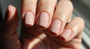 nude nail design