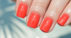 oral short nails bright and fun summer manicure idea