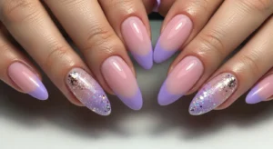 micro french tip acrylic nails for subtle and modern nail style