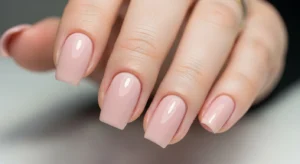 short squoval nails perfect for easy and practical everyday manicure