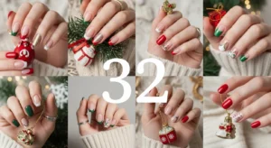 holiday nail ideas easy festive manicure