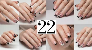 black french tip nails trendy manicure ideas